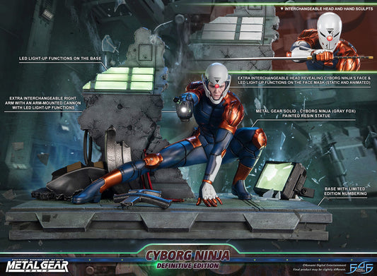 [PRE-ORDER] First4 Figures Metal Gear Solid - Cyborg Ninja (Gray Fox) (Definitive Edition)