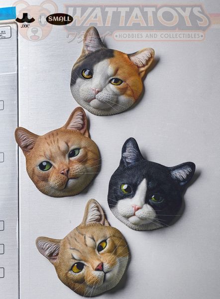 JXK - Cat head fridge magnets