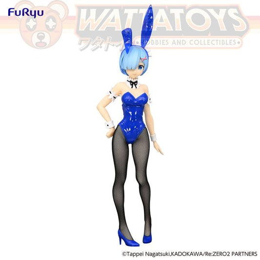 PREORDER - Furyu - Re:ZERO Starting Life in Another World -　BiCute Bunnies Figure - Rem Blue Color ver.