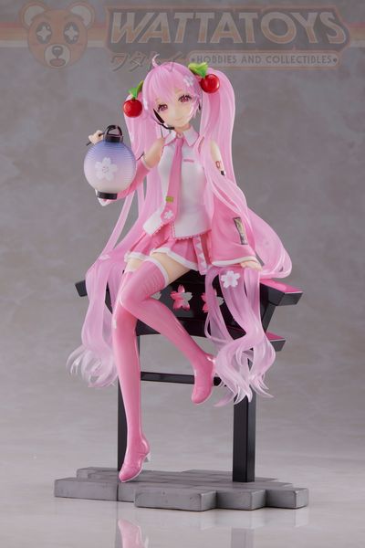 PREORDER - Taito - Vocaloid - Sakura Miku AMP+ Figure (Sakura Lantern Ver.) Reissue