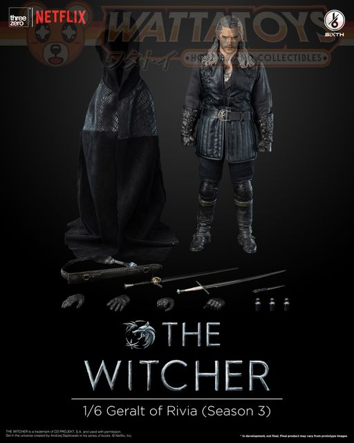 PREORDER - ThreeZero - The Witcher - 1/6 Geralt of Rivia (Season 3)