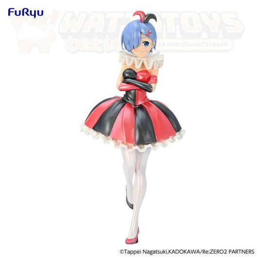 PREORDER -  Furyu - Re:ZERO Starting Life in Another World -　SSS Figure Rem in Circus Pearl Color ver.