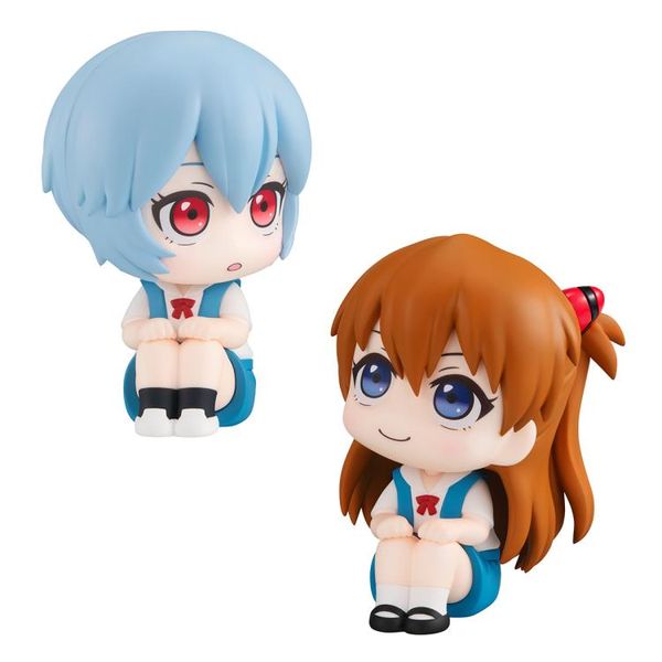 PREORDER - Megahouse - Evangelion： 3.0+1.0 Thrice Upon a Time - Lookup Rei Ayanami & Shikinami Asuka Langley Set (with gift)