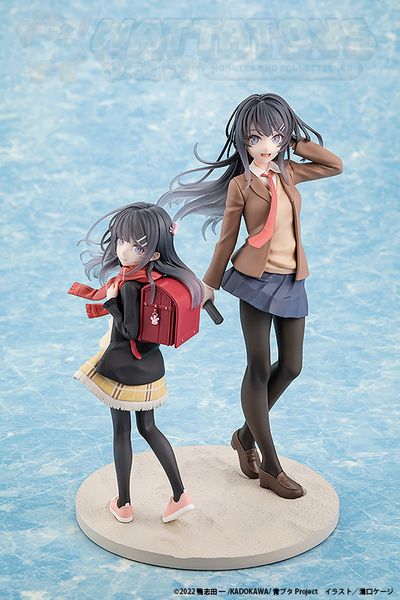 PREORDER - KADOKAWA - Rascal Does Not Dream of a Knapsack Kid - Mai Sakurajima High School Graduation Ver. & Knapsack Kid