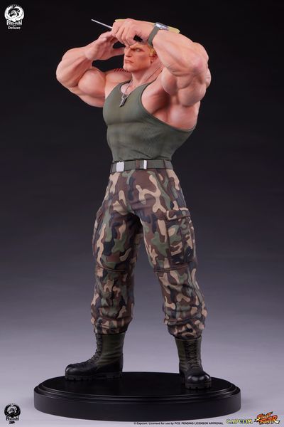 PREORDER - Premium Collectibles Studio - Street Fighter - Guile 1:4 - Deluxe Classic Version