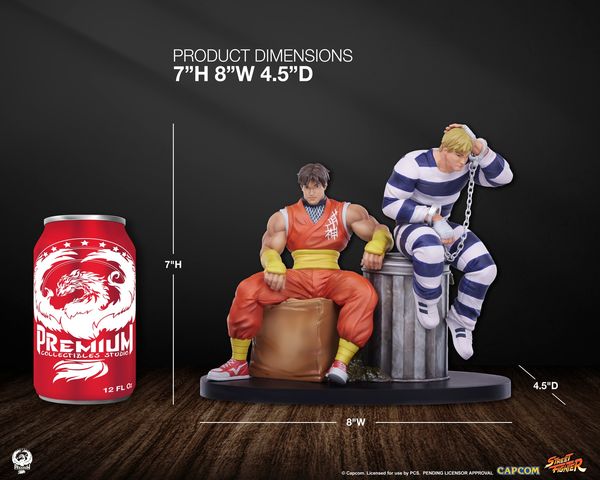 PREORDER - Premium Collectibles Studio - Street Fighter - Street Jam: Cody & Guy 1:10