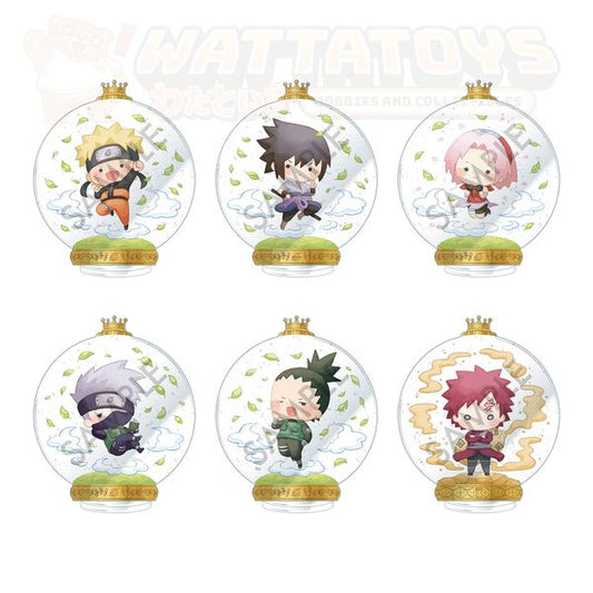 PREORDER - Megahouse - NARUTO Shippuden - Globe Acrylic Stand Here we come with the shine! (BOX OF 6)