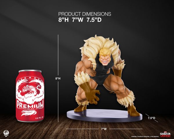 PREORDER - Premium Collectibles Studio - Marvel Gamerverse Classics - Sabretooth 1:10 Classic Version