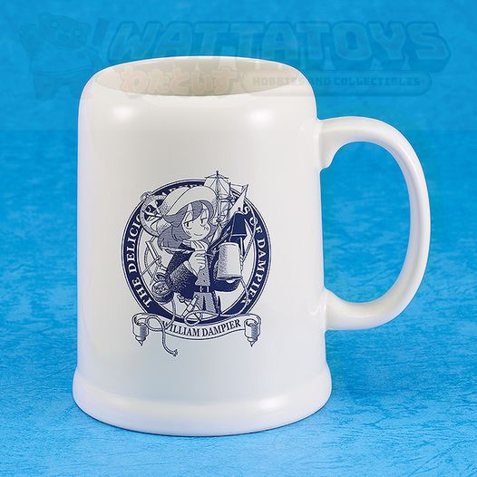 PREORDER - Good Smile Company - The Delicious Adventures of Dampier - Ceramic Beer Mug With Original Illustration