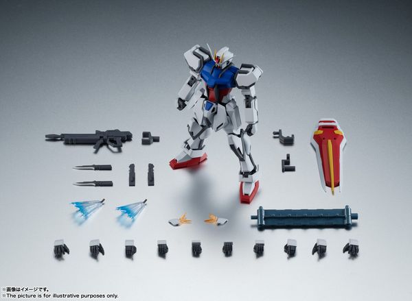 PREORDER - Bandai - Mobile Suit Gundam SEED - THE ROBOT SPIRITS <SIDE MS> GAT-X105 STRIKE GUNDAM ver. A.N.I.M.E. (REISSUE)