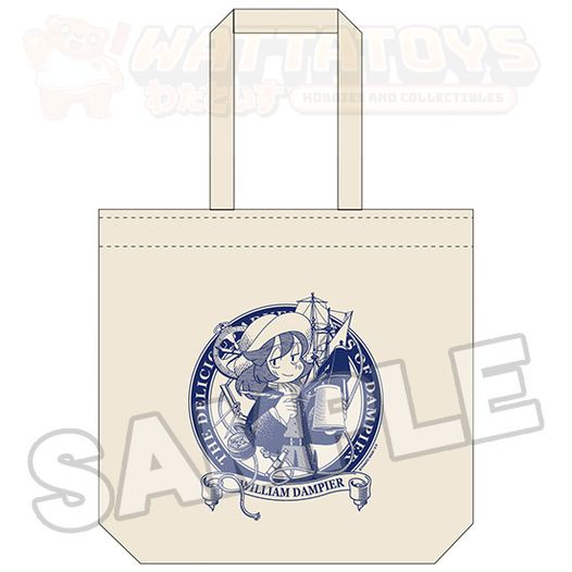 PREORDER - Good Smile Company - The Delicious Adventures of Dampier - Canvas Zipped Pocket Tote With Original Illustration