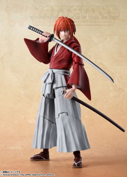 PREORDER - Bandai - Rurouni Kenshin: Meiji Swordsman Romantic Story - S.H.Figuarts Kenshin Himura