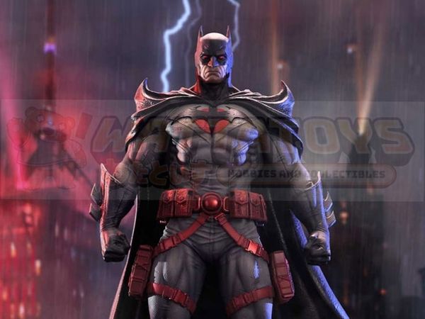 PREORDER -  Prime 1 Studios - Throne Legacy Batman (Comics) - 1/4 scale City of Bane Flashpoint Batman (Concept design by Carlos D'Anda)