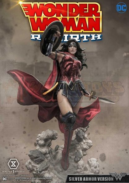 PREORDER - Prime 1 Studio - Wonder Woman - Museum Masterline Wonder Woman (Comics) Wonder Woman Rebirth Edition SILVER ARMOR Version