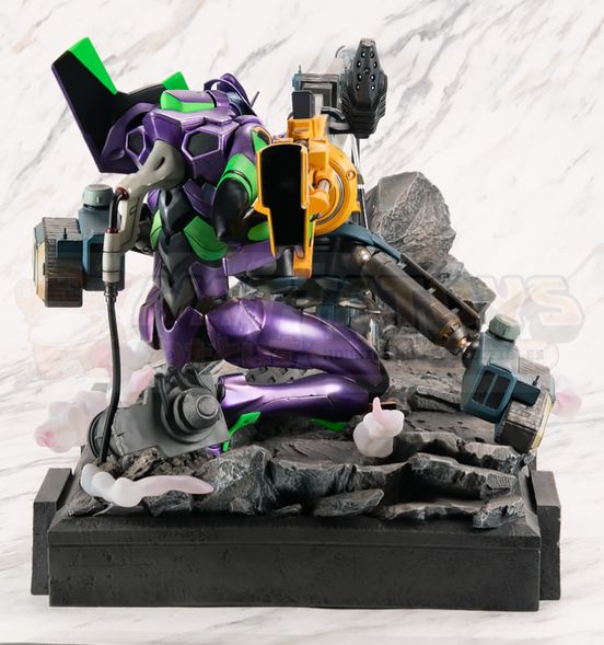 PREORDER - EVA GLOBAL - EVANGELION - Rebuild of Evangelion Operation Yashima Evangelion Unit-01 Premium Metallic Color Ver. Statue