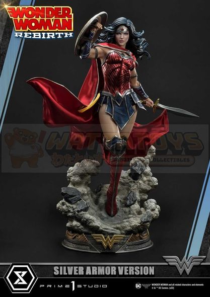 PREORDER - Prime 1 Studio - Wonder Woman - Museum Masterline Wonder Woman (Comics) Wonder Woman Rebirth Edition SILVER ARMOR Version