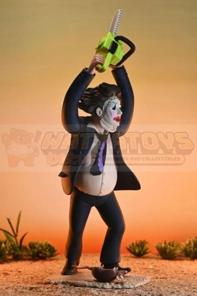PREORDER -  Neca  - Texas Chainsaw Massacre - 6in Toony Terrors 50th Anniversary Pretty Woman Leatherface