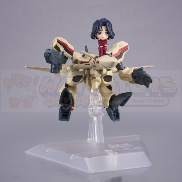 PREORDER - Bandai Tamashii Nations - Robotech / Macross - TINY SESSION YF-19(ISAMU ALVA DYSON USE) with MYUNG FANG LONE