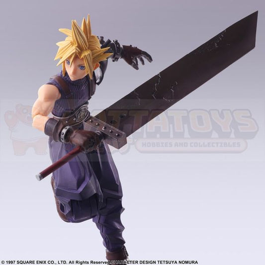 PREORDER - Square Enix - Final Fantasy VII Bring Arts Action Figure - Cloud Strife (Re-Production)