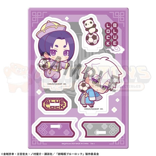 PREORDER - Acrylic Stands Buddycolle  The Movie BLUE LOCK - Episode Nagi- A：Seishiro Nagi＆Reo Mikage Panda ver.