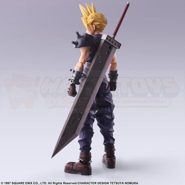 PREORDER - Square Enix - Final Fantasy VII Bring Arts Action Figure - Cloud Strife (Re-Production)