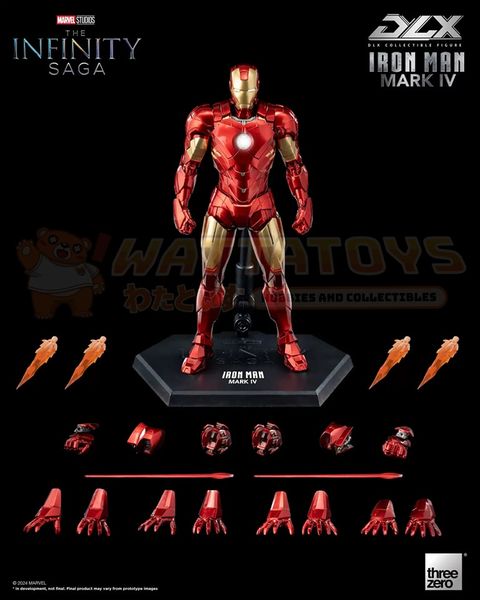 PREORDER - THREE ZERO - MARVEL - Marvel Studios: The Infinity Saga: DLX Iron Man Mark 4