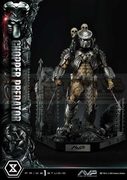 PREORDER - PRIME 1 STUDIO - Alien vs. Predator - 1/3 Scale - Museum Masterline Alien vs. Predator Chopper Predator