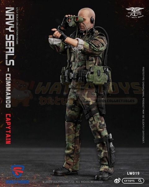 PREORDER - CRAZY FIGURE - 1/12 Scale - SEAL Special Assault Team Captain