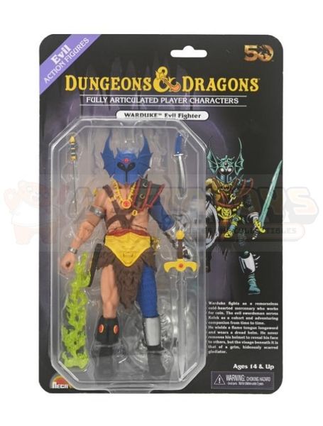 PREORDER - NECA - Dungeons and Dragons - 7in 50th Anniversary Warduke on Blister Card
