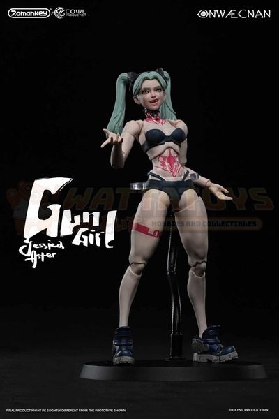 PREORDER - ROMANKEY x COWL - 1/12  Scale - Series 1 Gun Girl Deluxe Edition