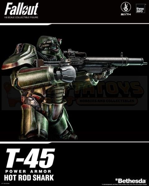 PREORDER - ThreeZero - Fallout - 1/6 T-45 Hot Rod Shark Power Armor