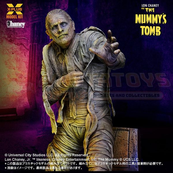 PREORDER - XPLUS - 1/8 Scale -  Lon Chaney, Jr. as Mummy Plastic Model Kit