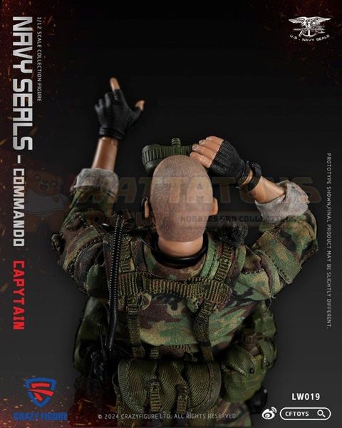 PREORDER - CRAZY FIGURE - 1/12 Scale - SEAL Special Assault Team Captain