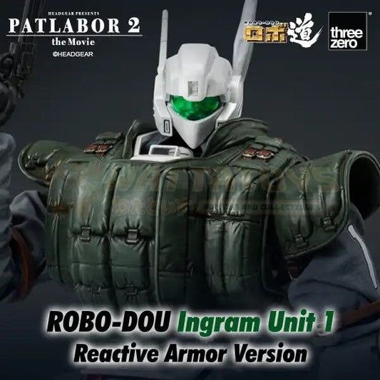 PREORDER - THREE ZERO - Patlabor 2: The Movie - ROBO-DOU Ingram Unit 1 Reactive Armor Version
