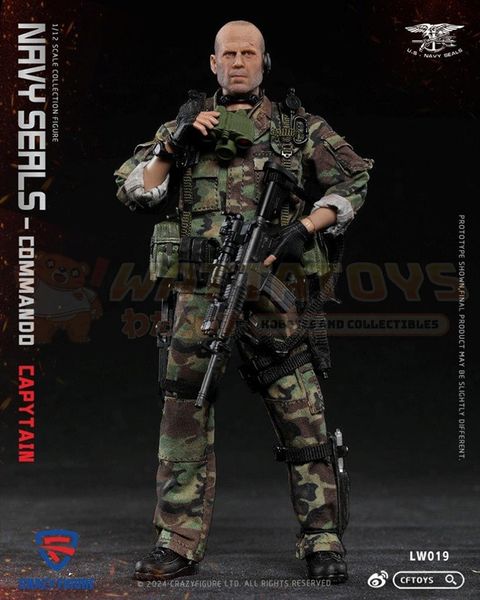 PREORDER - CRAZY FIGURE - 1/12 Scale - SEAL Special Assault Team Captain