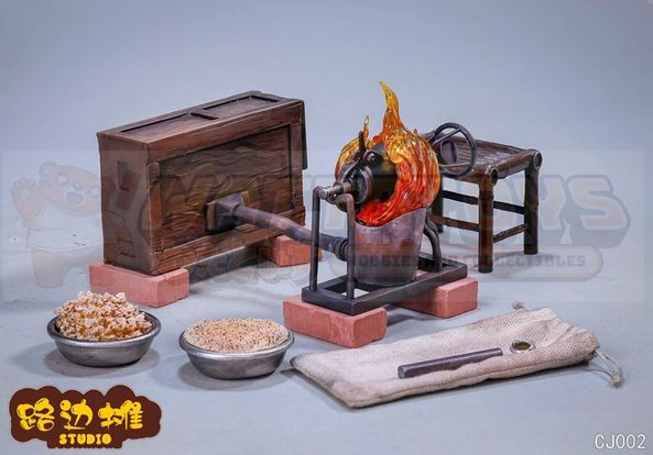 PREORDER - ROADSIDE STALL STUDIO - 1/12 scene series childhood memories Fried popcorn scene set