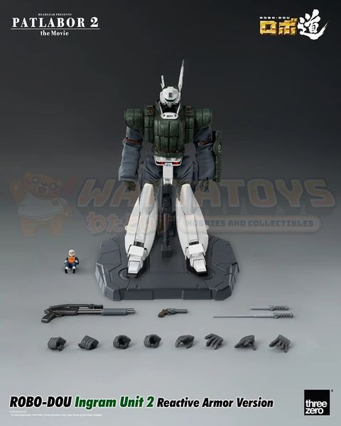 PREORDER - THREE ZERO - Patlabor 2: The Movie - ROBO-DOU Ingram Unit 2 Reactive Armor Version