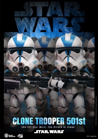 PREORDER - BEAST KINGDOM - STAR WARS - EAA-171  Clone Trooper 501st