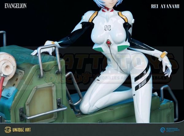 PREORDER - UNIQUE ART STUDIO - Neon Genesis Evangelion - 1/4 Scale - Officially Licensed Collectible -  Ayanami Rei