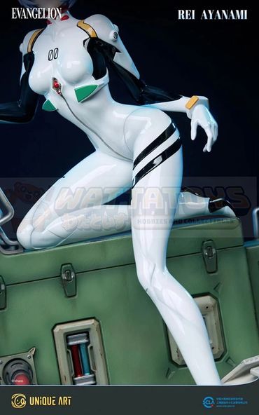 PREORDER - UNIQUE ART STUDIO - Neon Genesis Evangelion - 1/4 Scale - Officially Licensed Collectible -  Ayanami Rei