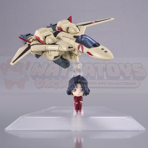 PREORDER - Bandai Tamashii Nations - Robotech / Macross - TINY SESSION YF-19(ISAMU ALVA DYSON USE) with MYUNG FANG LONE