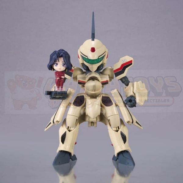 PREORDER - Bandai Tamashii Nations - Robotech / Macross - TINY SESSION YF-19(ISAMU ALVA DYSON USE) with MYUNG FANG LONE