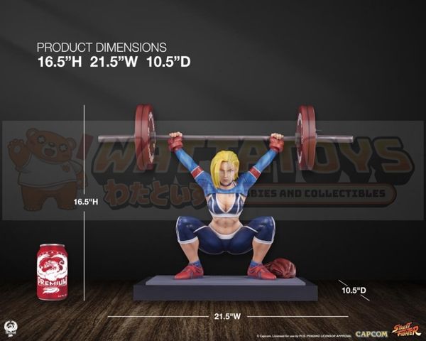 PREORDER - PREMIUM COLLECTIBLES STUDIO - STREET FIGHTER - 1/4 Scale Cammy: Powerlifting SF6 version