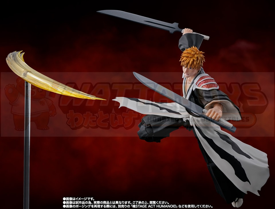 PREORDER - PREMIUM BANDAI - BLEACH - S.H.Figuarts ICHIGO KUROSAKI -DUAL ZANGETSU-