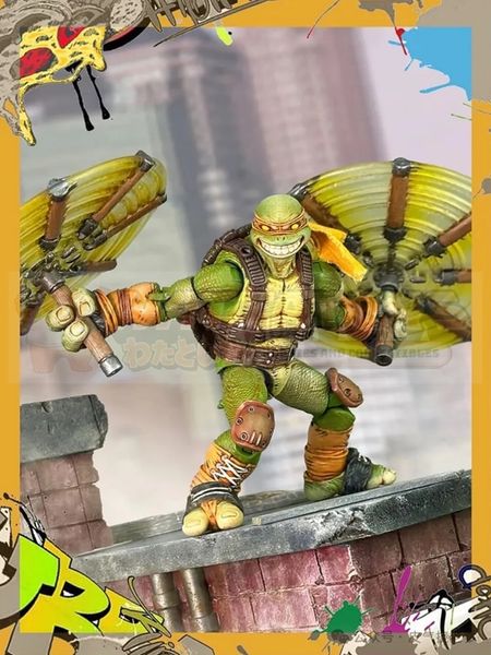 PREORDER - RAGE TOYS - TMNT - Michelangelo Samurai Force 3 Waves CrossBow Master Summer + Rave W3CK04 Custom Kit