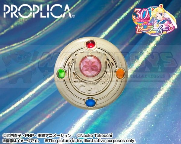 PREORDER - PREMIUM BANDAI - SAILOR MOON - PROPLICA Transformation Brooch AND Disguise Pen Set Brilliant Color Edition