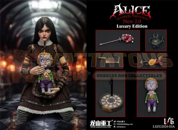 PREORDER - LSZG TOYS - 1/6 Scale - Alice Crazy Return 2.0 (Deluxe Version)