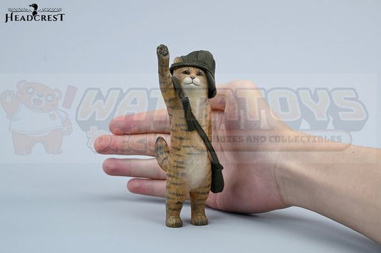 PREORDER - HEADCREST - Cat with Wooden Grain 7.0