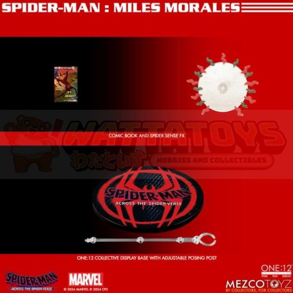 PREORDER - MEZCO - MARVEL - 1/12 Scale - One:12 Collective Spider-Man: Miles Morales