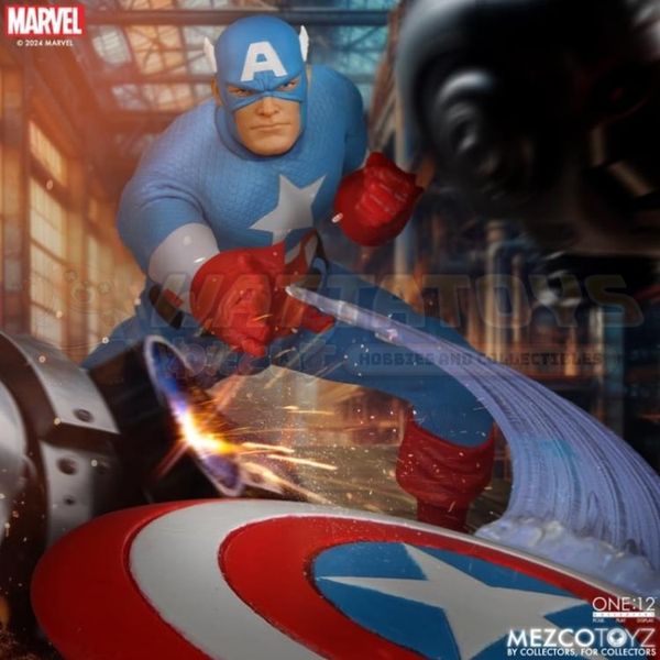 PREORDER - MEZCO - MARVEL - One:12 Collective Captain America – Silver Age Edition